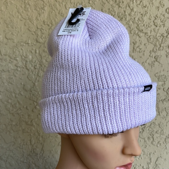 VANS CORE BASIC LIGHT LILAC LAVANDER FOG BEANIE - Picture 13 of 16
